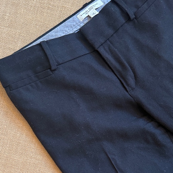 EUC Banana Republic Wool Black Dress Pants-The Martin Fit - Picture 4 of 10